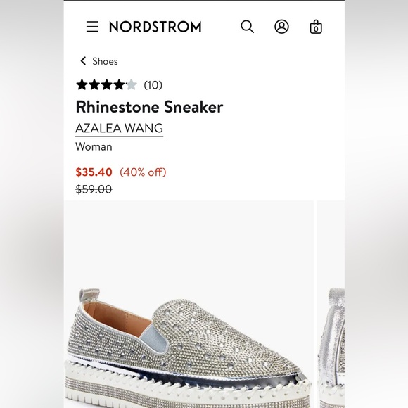 Azalea Wang Rhinestone Sneaker Final Price! - Picture 4 of 4